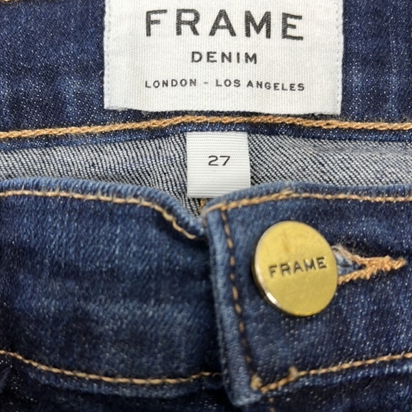 FRAME Denim Le High Skinny Crop Jeans Size 27 - Picture 8 of 12